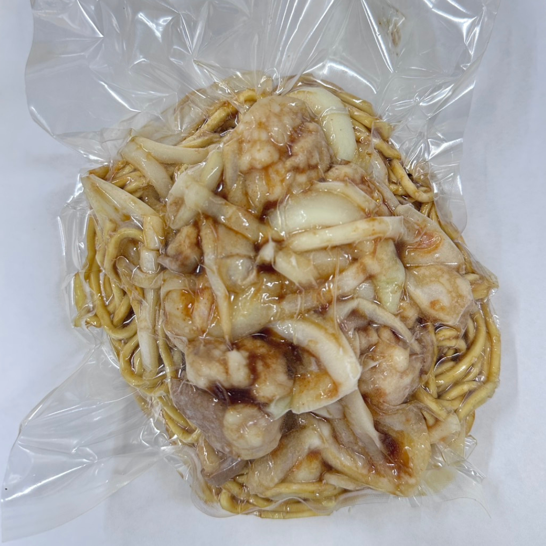 【送料無料】千鶴屋のホルモン焼きそば 2人前 300g×2袋