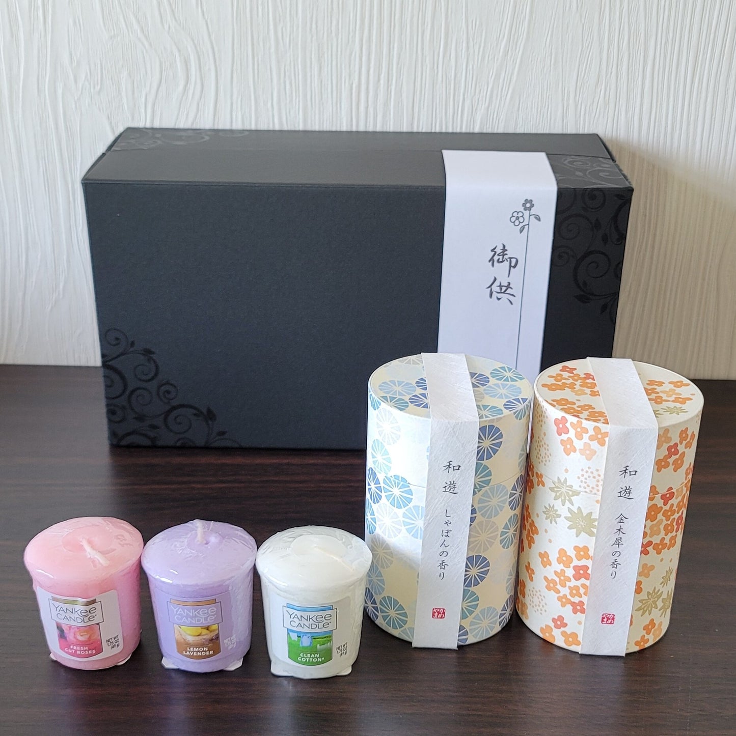 【送料無料】お供えギフトセット「雅」みやび ソープフラワー