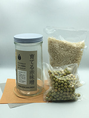 【送料無料】育てる紅白味噌キット|国産素材で簡単手作り!無添加・自家製発酵食品/初心者向け味噌づくりセット