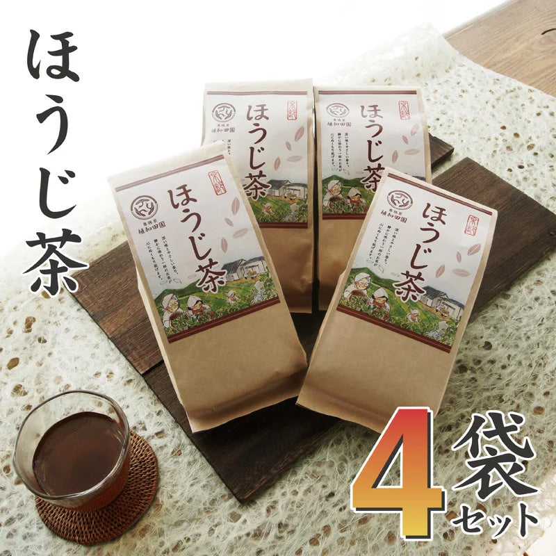【舞鶴茶】京都舞鶴の焙じ茶 4袋セット【5年連続日本一】