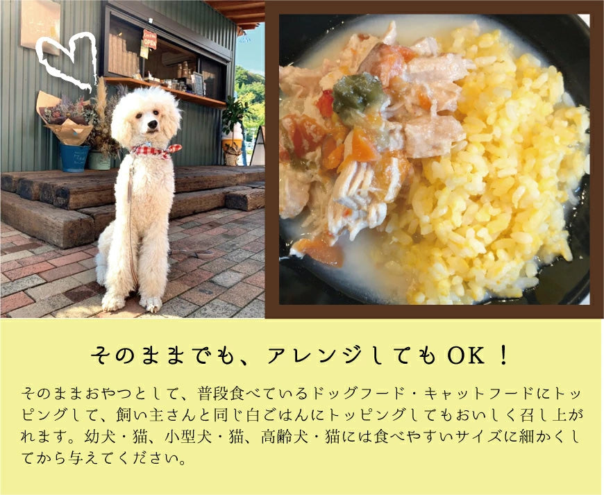 【ワンコ&ニャンコのご飯】鶏肉とお野菜たっぷり豆乳鍋