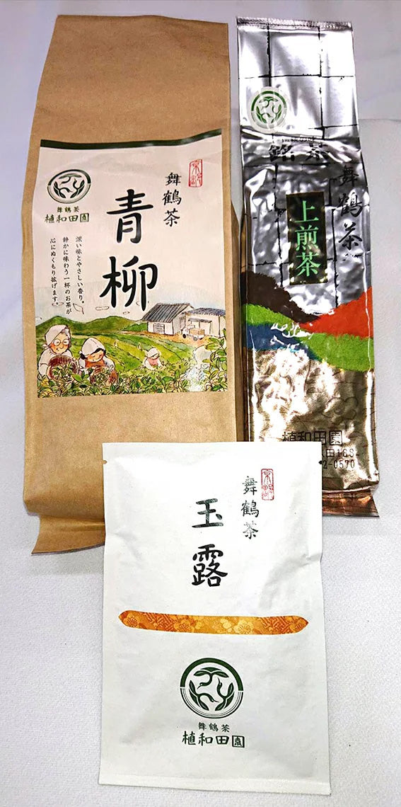 【舞鶴茶】家庭で飲んでいただくお茶3種【5年連続日本一】