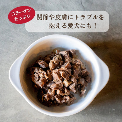 [無添加ウェットドッグフード] 国産ゆで鹿肉  (5パック)