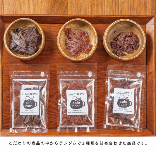 【国産・無添加】Cafe hana 犬用お試し3点セット｜ウェットドッグフード ペットフード
