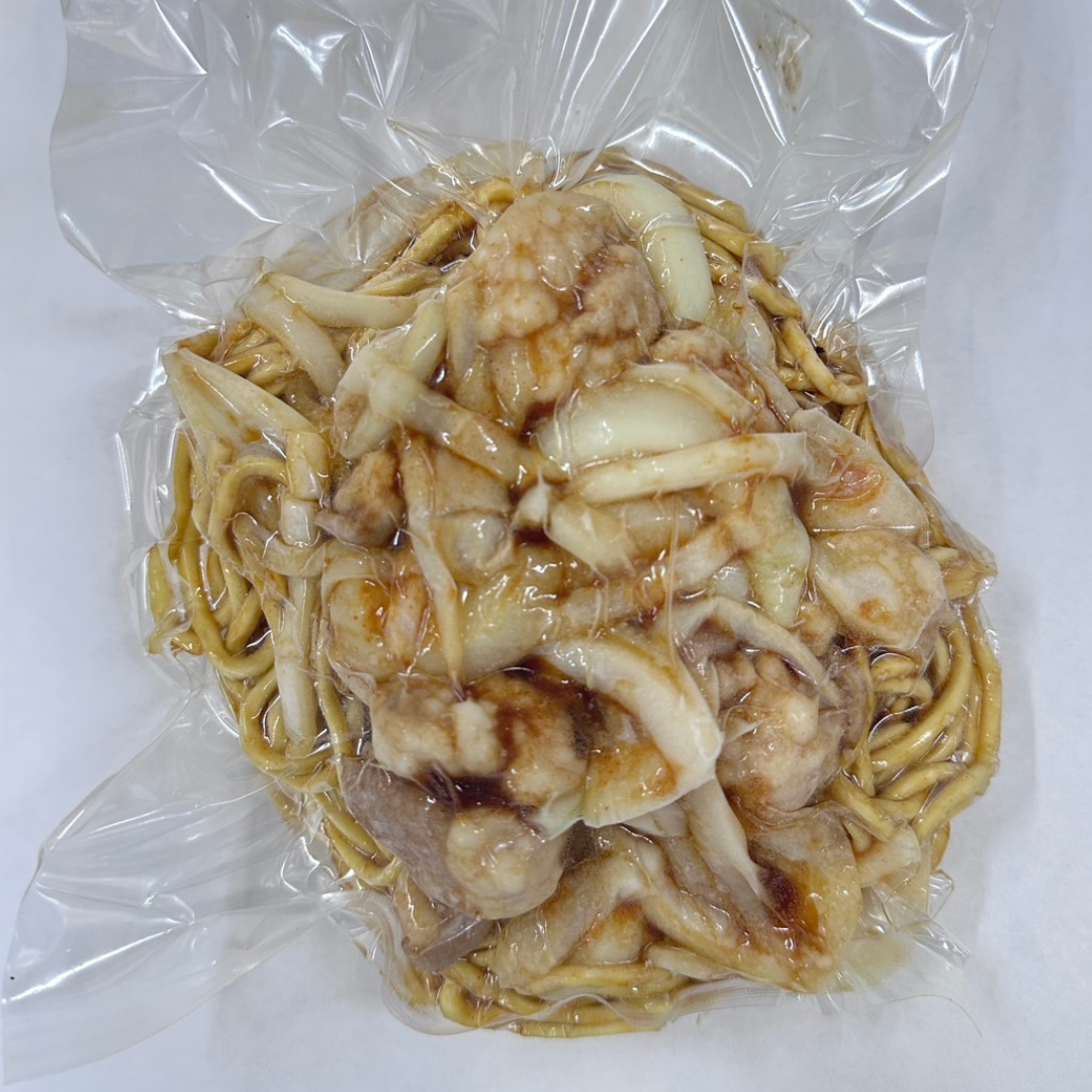 【送料無料】千鶴屋のホルモン焼きそば　2人前　300g×2袋