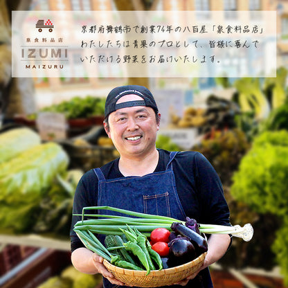 【送料無料】京都府舞鶴産中心 季節の野菜・果物セット 6～8種類 詰め合わせ｜旬の京野菜おまかせBOX